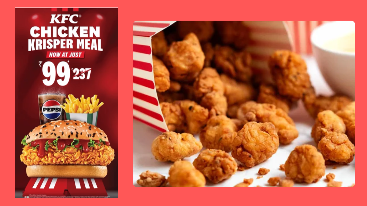 KFC Chicken Krisper Meal at ₹99 (Select Cities)