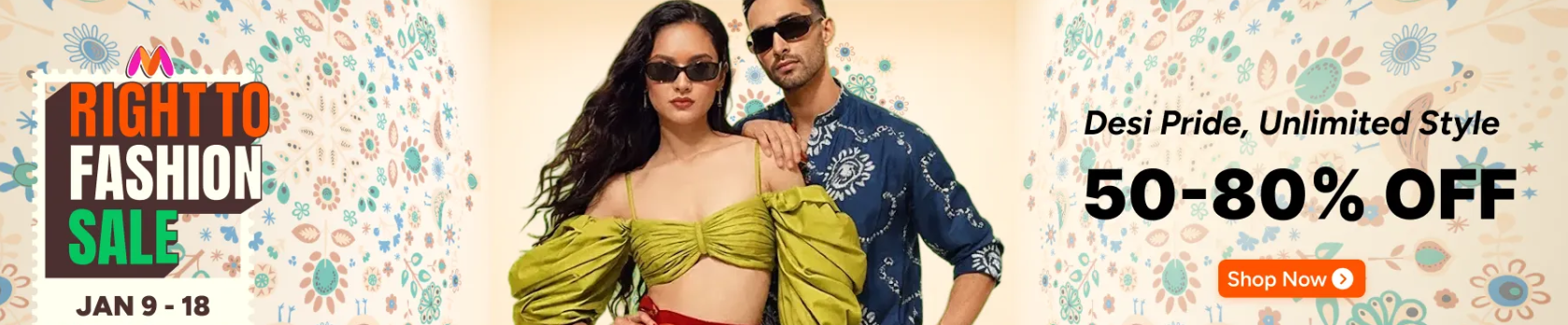 Myntra Right to Fashion Sale 2026: Flat 30% OFF Coupon Code + Free Gift