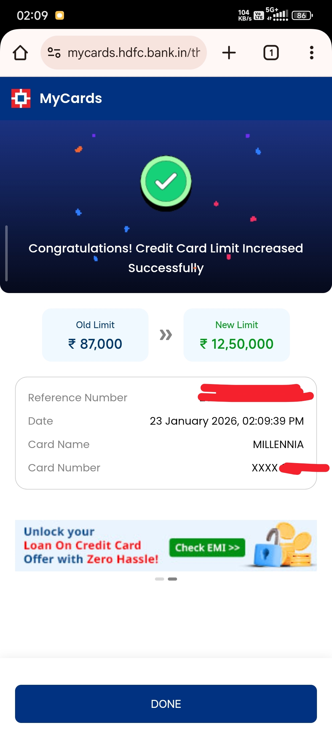 Biggest HDFC limit enhancement | DesiDime