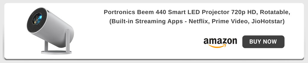 Portronics Projector HD for streaming apps