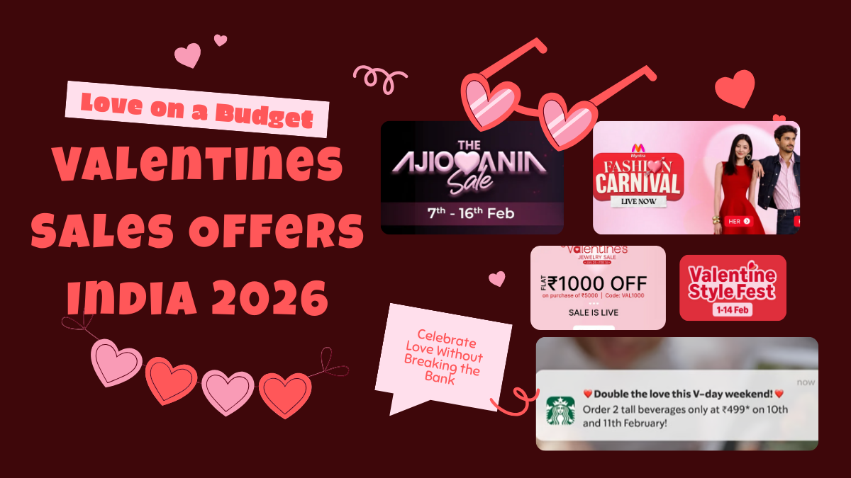 Top 10 Valentines Sales 2026 Offers on Beauty, Food, Fashion