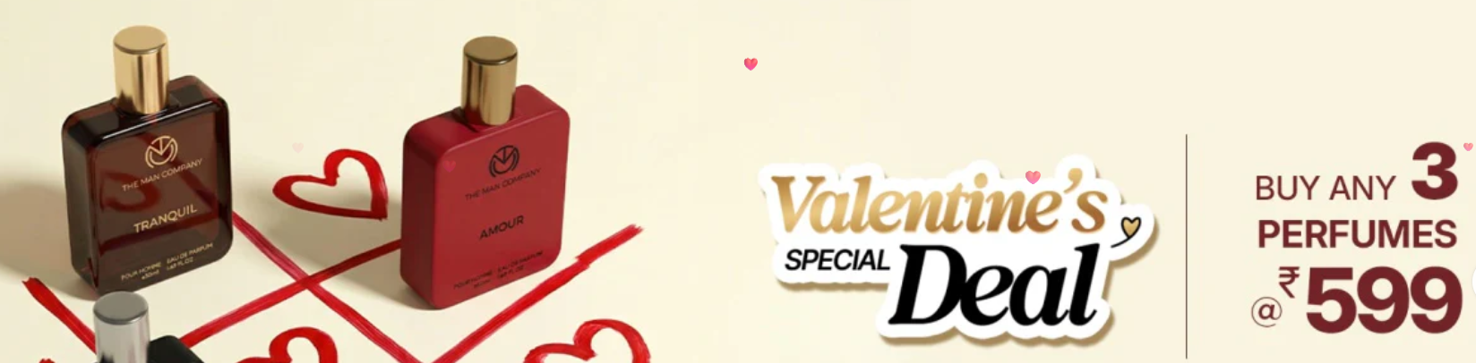 The Man Company Valentines Day Sale in India: Buy Any 3 Perfumes at Rs.599