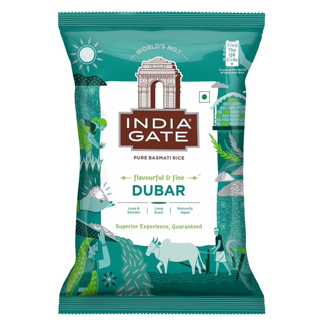 India Gate Basmati Rice Dubar, 1kg