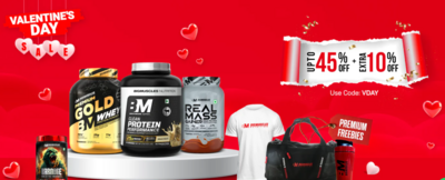BigMuscles Valentine's Day Sale - Upto 40% Off + Extra 10% Off