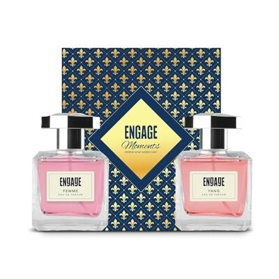 Engage Gift Set - Moments Luxury Perfume Gifts for Women, Femme & Yang, 200ml