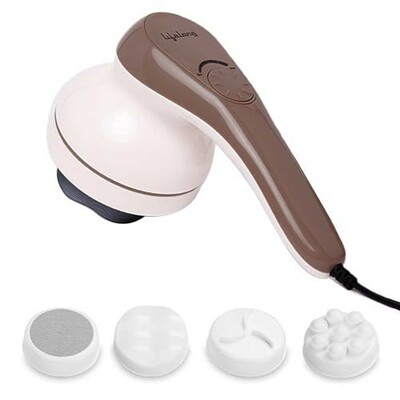 Lifelong Full Body Massager Machine for Pain Relief | Best Gift for Women & Men (LLM270, Brown)