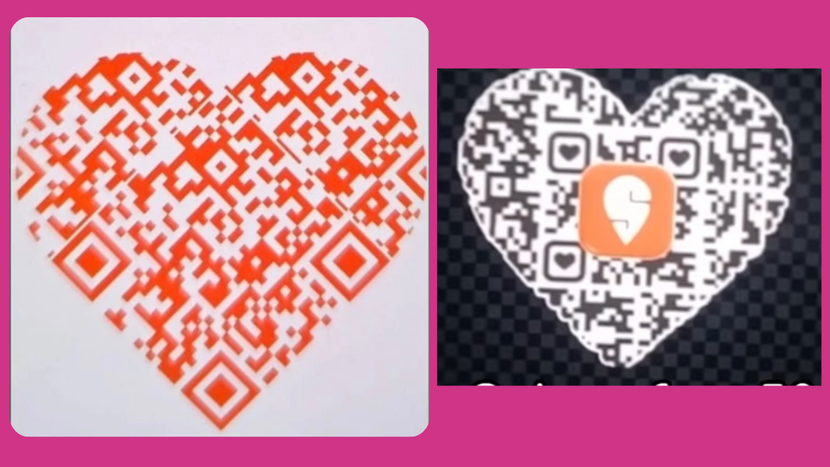Swiggy QR Code Heart