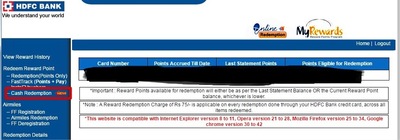 good news hdfc started reward point redemption for cashback value hdfc reward points redemption form