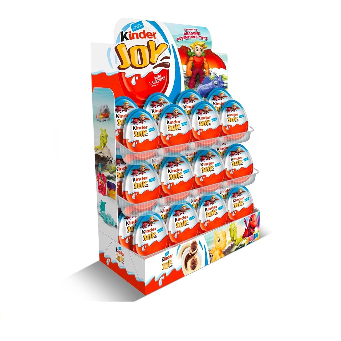 Kinder Joy Milk Chocolates for Boys, 20g [Pack of 24]