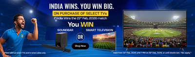 India Wins You Win Big - Get Chance to win Zebronics Soundbar (15 Jan - 7 pm)