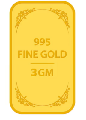 3Gms 995 Gold @ 47945₹ || Per gram - 15981 using UPI