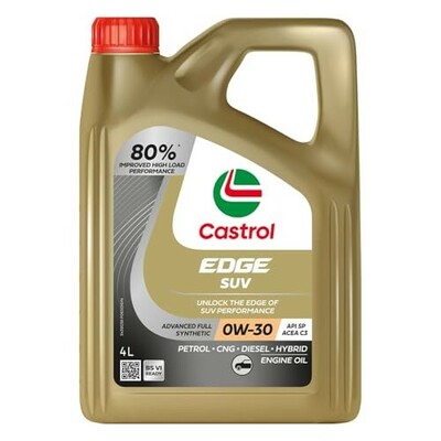 Castrol EDGE SUV 0W-30 Advanced Full Synthetic Engine Oil 