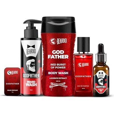 Beardo GodFather 5-Piece Grooming Set for Men