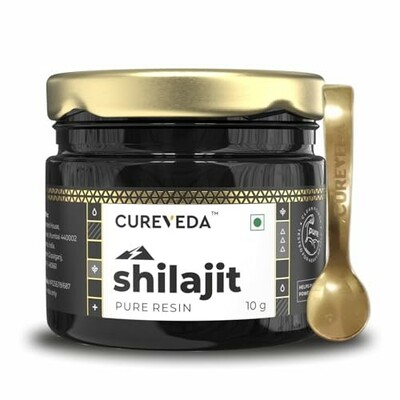 Cureveda Himalayan Shilajit For Men - Resin (10 gm)