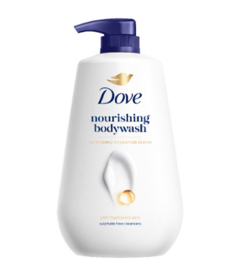 Dove Nourishing Body Wash with Triple Hydration Serum - 825ml