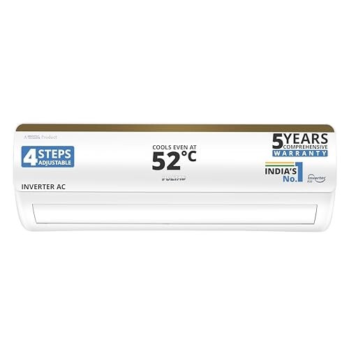 Voltas 185V Vertis Smart Elite Gold 1.5 ton 5 star inverter Split AC | White