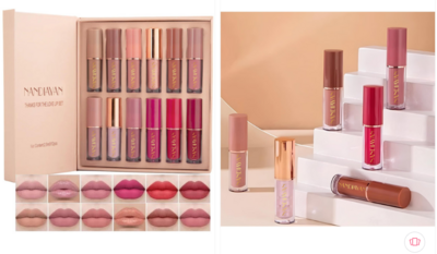 nandiayan Set of 12 Liquid Lipstick With Matte finish - 2.5ml Each