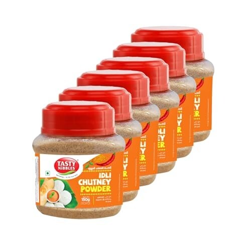 Tasty Nibbles Ready to Eat Idli Chutney Powder 100g [Pack of 6]