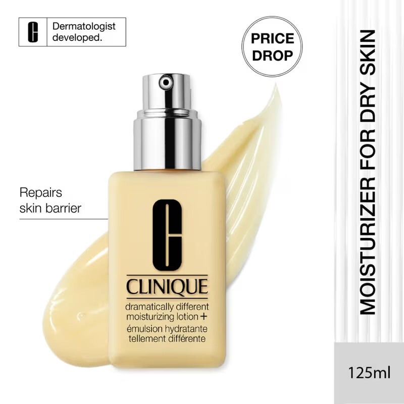 Clinique Dramatically Different Moisturizing Lotion with Pump Face Moisturizer(125ml)