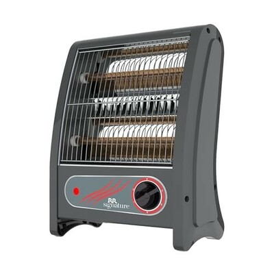 RR Signature ECOHEAT QUARTZ Room Heater 800 Watt | Low Power Consumption | Tip-over Protection | 2 Heating Rods for Quick Heating | Cool Touch Body| ISI Certified | 2 Year Warranty