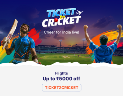 Ticket to Cricket - Up To Rs. 5000 Off on Flights 
