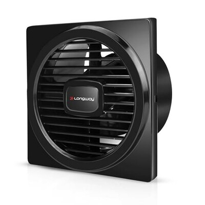 LONGWAY Gusto 6 Inch 150 mm Energy Efficient Exhaust Fan (Black)