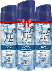 HE Arctic | 120 ML Each Deodorant Spray - For Men