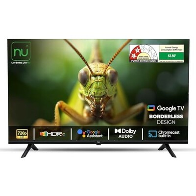 NU 80 cm (32 Inches) New 2025 Borderless Series 720p HD QLED 