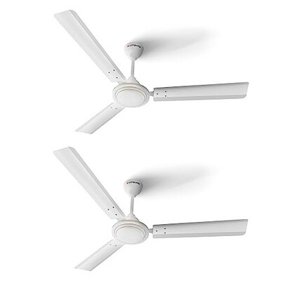 LONGWAY Nexa P2 1200 mm Ultra High Speed 3 Blade  Ceiling Fan (White, Pack of 2)
