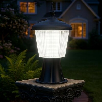 GIGAWATTS Smart Ultima 12W LED Gate Lights for Outdoor Waterproof Gate Lamp (White, Pack of 1)