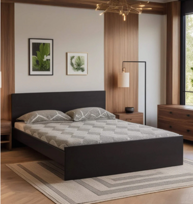 Persia Queen Size Bed in Wenge Finish