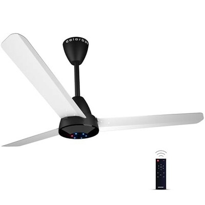 Colorbot Helix BLDC Ceiling Fans 1200mm | BEE 5 Star Rated  (Noir White)
