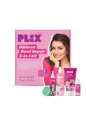 PLIX THE PLANT FIX Set Of 5 Hibiscus Hair Care Set 