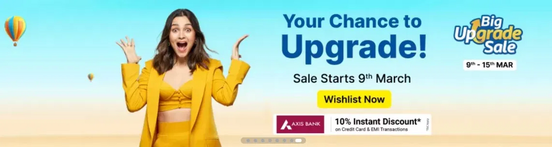 Flipkart Big Upgrade Sale 2026: Upcoming Sale starting 14th March