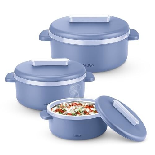 MILTON Micronova Jr. Gift Set Inner Stainless Steel Casserole, Set of 3 