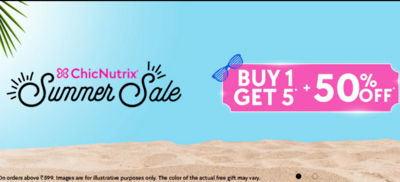 ChicNutrix Summer Sale Buy 1 Get 5 + 50% Off
