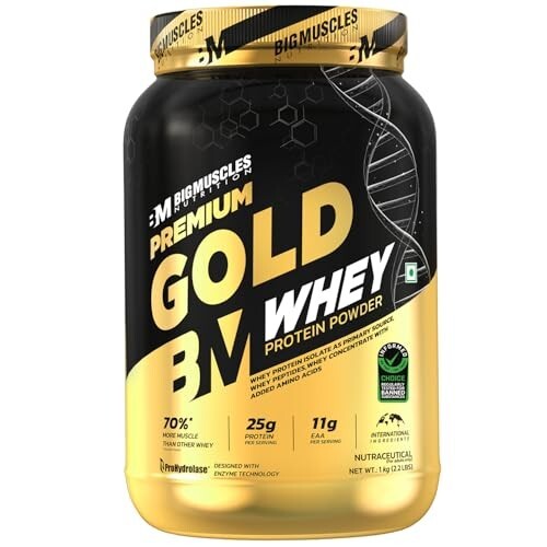 Bigmuscles Nutrition Premium Gold Whey [1Kg] 