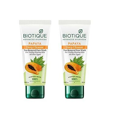 Biotique Papaya Deep Cleanse Face Wash