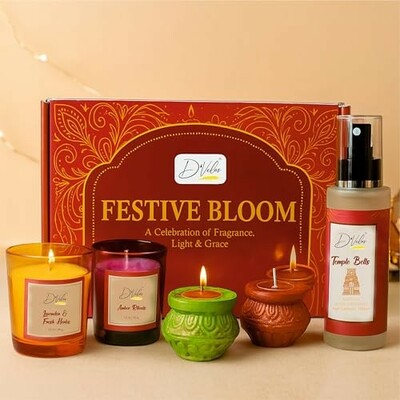 D’Velas™ Festive Bloom Gift Hamper 
