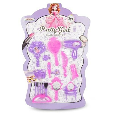 Asian Pretty Girl Makeup & Adore Set – Kids Cosmetic Play Kit for Girls | Pretend Makeup, Jewelry & Dress-Up Fun | for Ages 3+