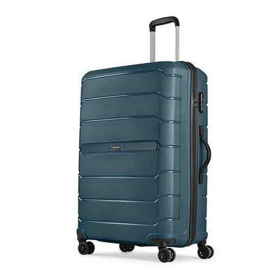 Aristocrat Liberty Large (Check-in) Trolley Bag, 78Cm | Combination Lock | 8 Wheels | 3 Years International Warranty | Spanish Blue