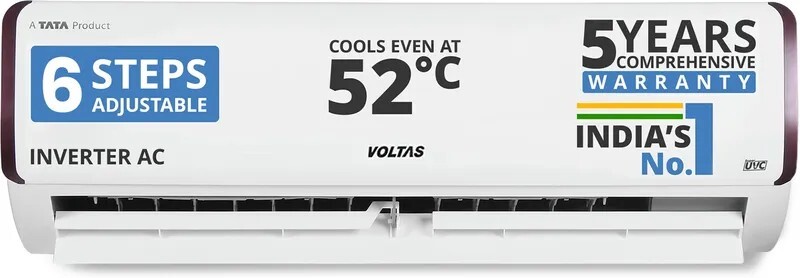 Voltas 2025 Model 1.5 Ton 3 Star Split Inverter AC (183V CAQ(4503901), White)
