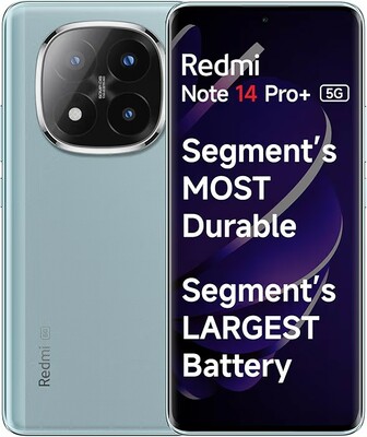 Redmi Note 14 Pro+ 5G Spectre Blue 8GB RAM 256GB Storage| 50 MP Triple Camera with Telephoto | Corning Gorilla Glass Victus 2 | IP 68 | SD 7s Gen 3 : Amazon.in: Electronics