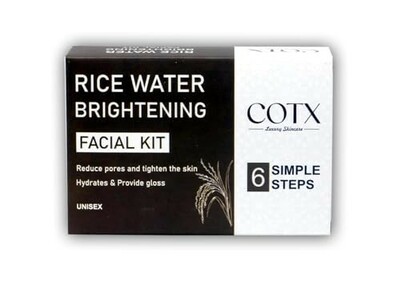 Luxury Facial Kit for Glowing Skin | Unisex Professional Face Care Kit for Home & Salon Use. (RICE WATER BRIGHTENING)