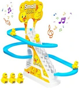 J K INTERNATIONAL Duck Slide Toy Set,Duck Track Toys for Kids - Small Ducks Stair Climbing Toys - Duck Slide Toy Set,Duck Track Toys for Kids - Small Ducks Stair Climbing Toys