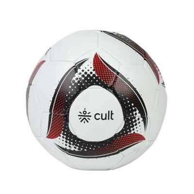 CULT MS Glider Football – Red Size 5 Training & Match Soccer Ball 
