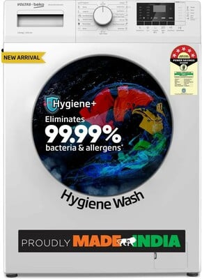 Voltas Beko 6 kg 5 Star Fully Automatic Front Load White (WFL6012B7COUBAA/WWV)