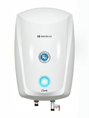 Havells Carlo White & Blue Glossy 3000 Watt Instant Water Heater (5L)
