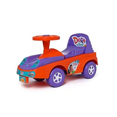 Toyzone Ride on-Peppy Go-Baby Car|Kids Car|Toy Car|Push Car|Baby Car|Kids Car|Toy Car|Push Car|Storage Seat|Swing Car Ride on Car|Ride on Car with Horn (Peppy Go Dora Ride on)