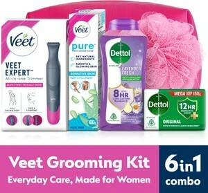 Veet Premium Multipurpose Grooming & Shower Kit for Women